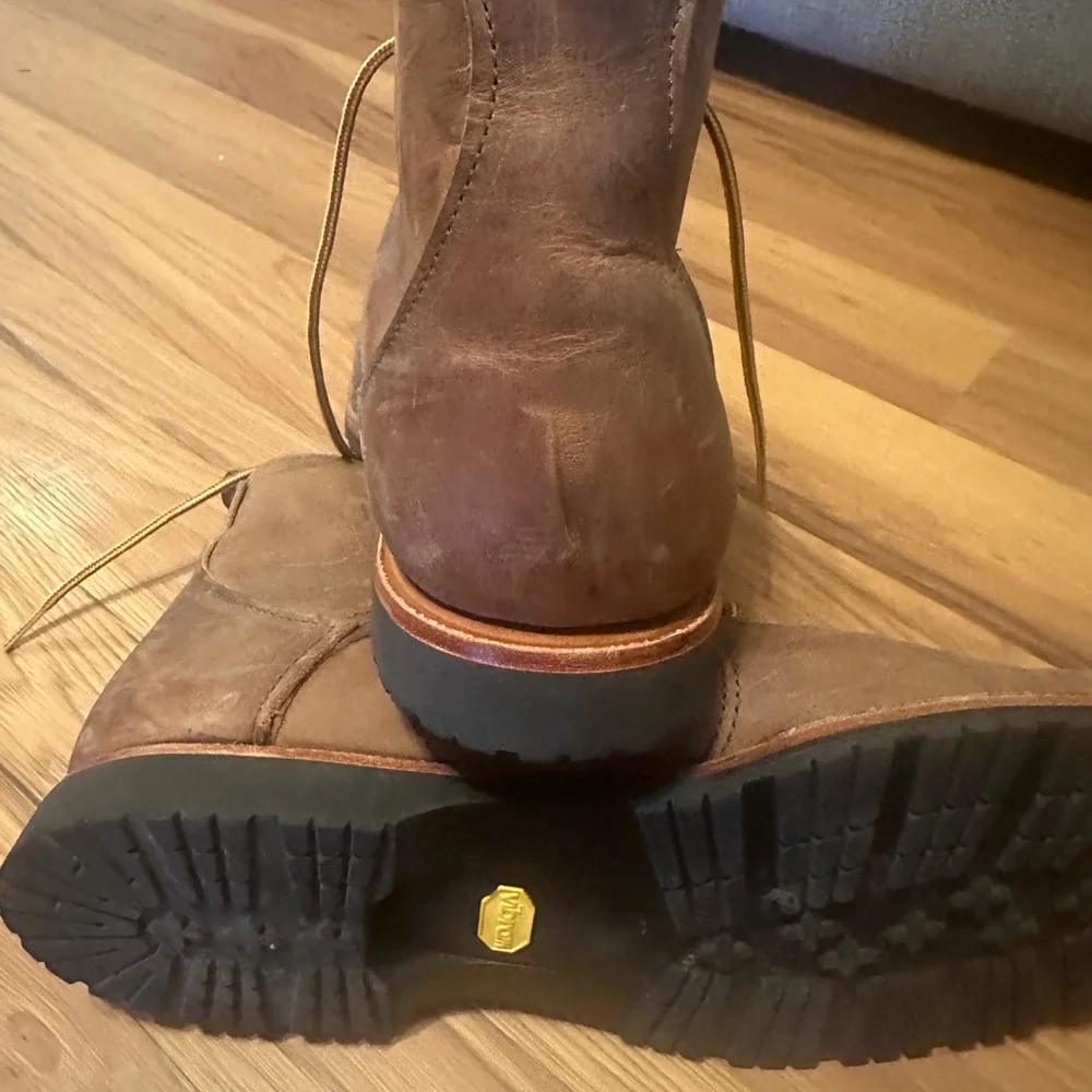 Origin Brown Leather Men's Boots Sz 11 - Picture 6 of 7